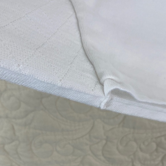 Alfred Dunner White Sweater with Blue Floral Detail Size Petite Large - Picture 5 of 10